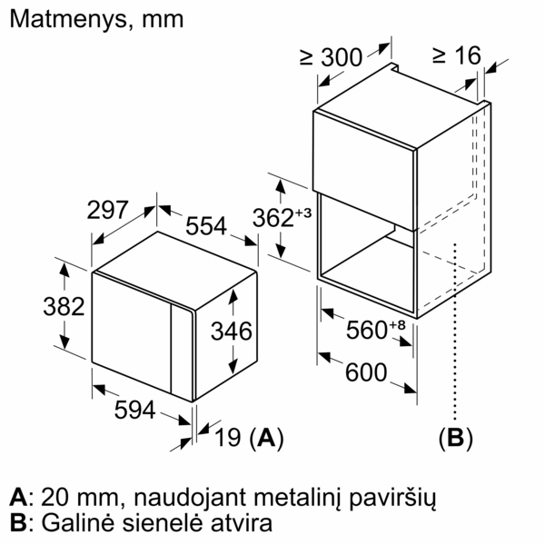 BFL520MB0 Bosch, įmontuojamoji mikrobangų krosnelė - Image 5